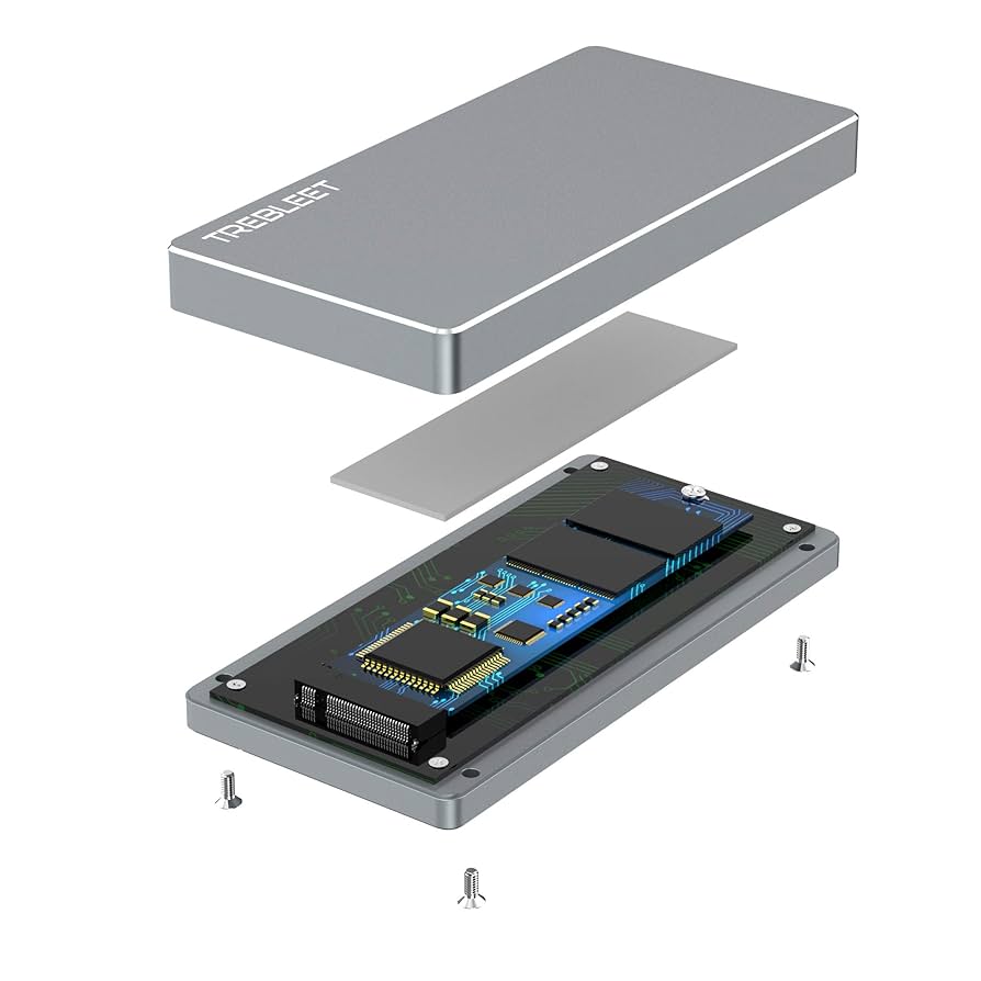 ドライブケース TREBLEET NVMe M.2 RAID Thunderbolt 3 Amazon.com: TREBLEET Thunderbolt 3 Four-Slot M.2 NVMe SSD